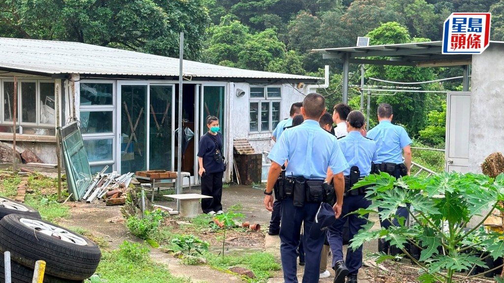 警員到場調查。梁國峰攝