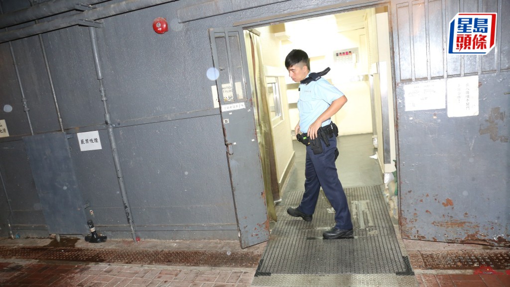 警員到場調查。黎志偉攝