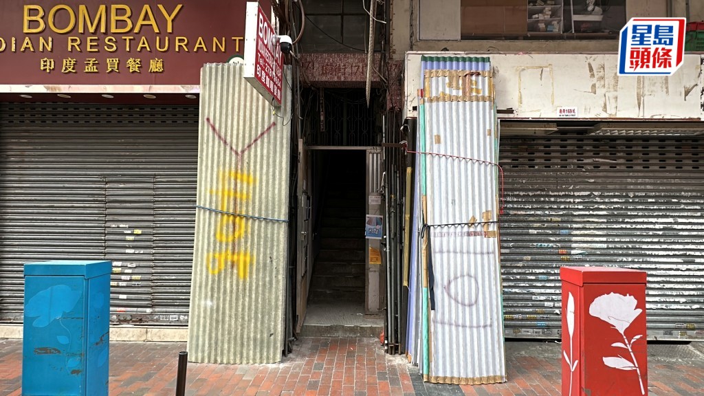 28歲男子在唐樓單位內暈倒送院死亡。劉漢權攝 