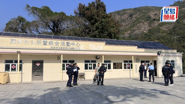 深井村公所遭爆竊。梁國峰攝