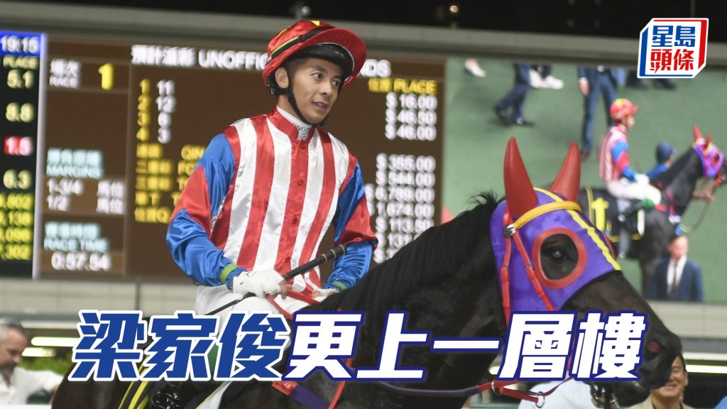 梁家俊今季四次賽事暫時取得五場頭馬。