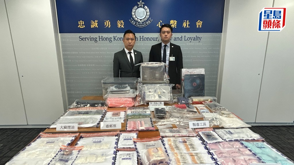 油尖警方採取行動搗破油麻地一製毒中心。林思明攝