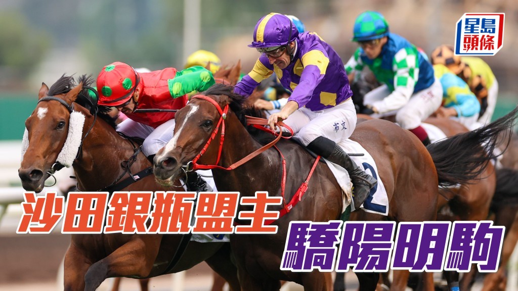 「驕陽明駒」摘下沙田銀瓶,為蔡約翰進一步鞏固練馬師榜領先優勢。