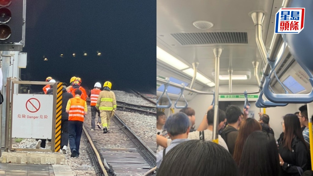 東鐵綫受阻｜行駛中列車車尾緊急出口被打開 人員隧道內尋獲觸電受傷男子