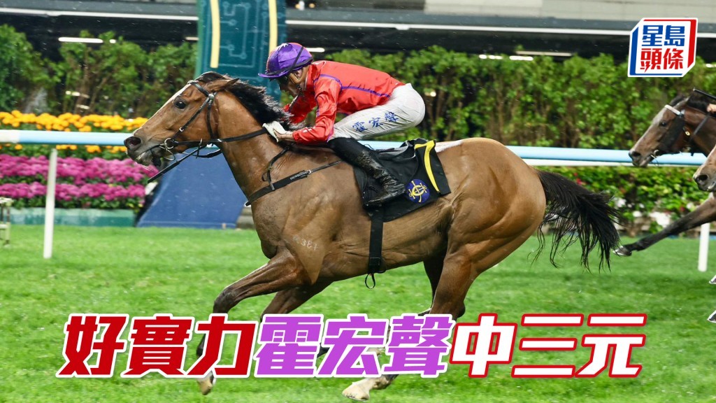 「好實力」霍宏聲中三元