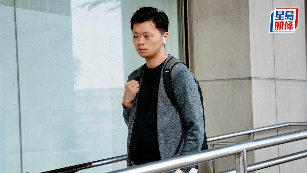 余冠霖明年1月8日區院提訊。汪旭峰攝