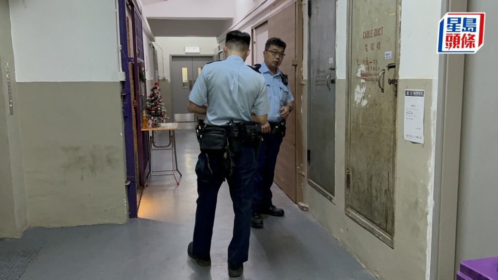 警員到場調查。林思明攝