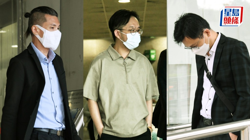 李國維(左)、 胡桁誌(中)及敖錦輝(右)。資料圖片 