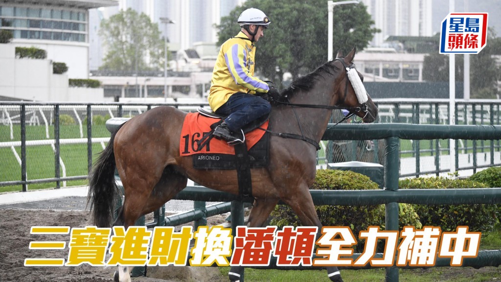 「三寶進財」換潘頓全力補中