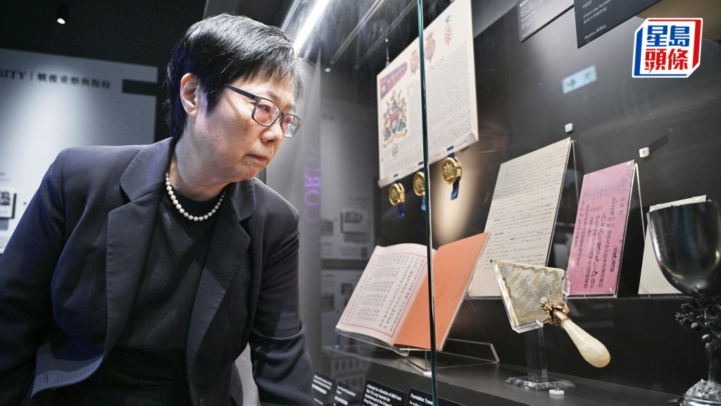 伍麗娟表示,校史館建成的速度對港大而言算快。蘇正謙攝