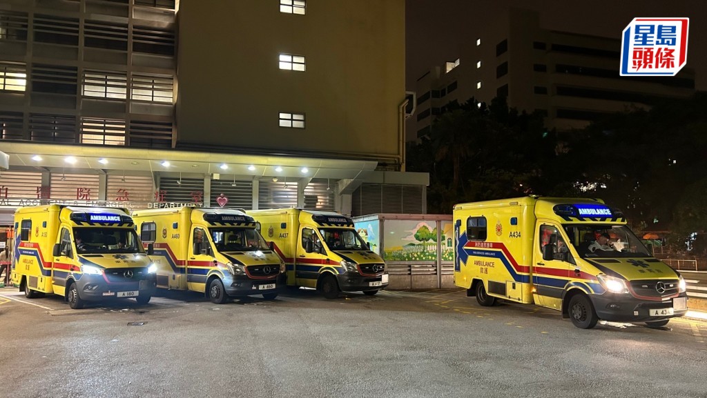 男子清醒被送院治理。蔡楚輝攝