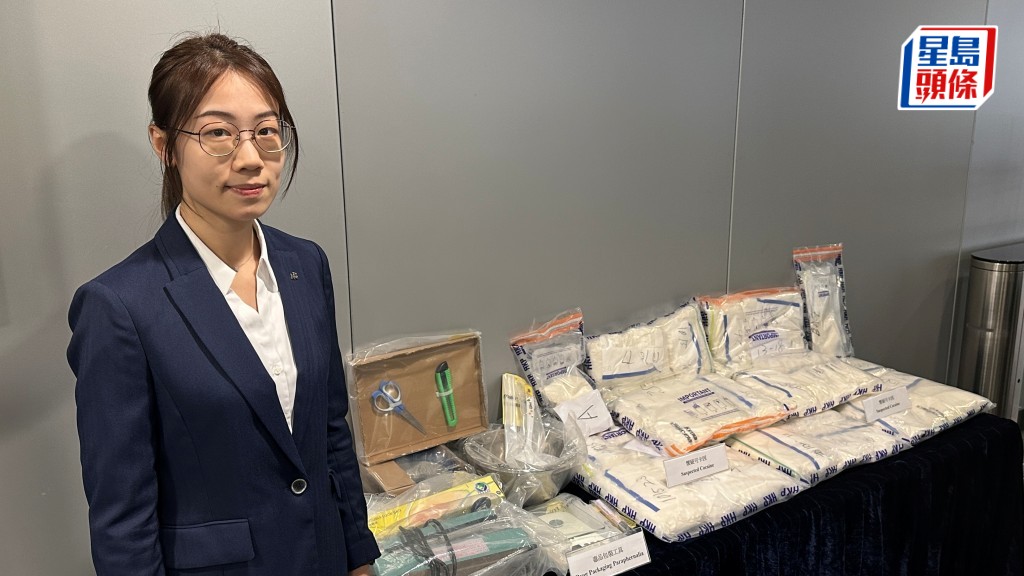 警方搗破可卡因毒品儲存倉庫。劉漢權攝
