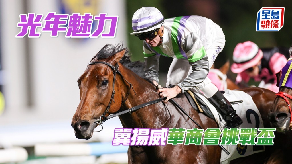「光年魅力」是目前游达荣麾下评分最高的赛驹。