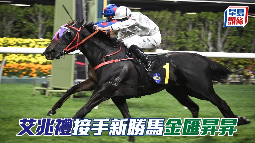 「金匯昇昇」下周三將由艾兆禮策騎出賽。