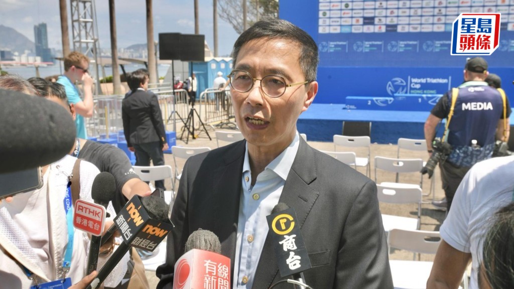 楊潤雄稱最快本月底公布下半年舉辦的盛事。陳浩元攝