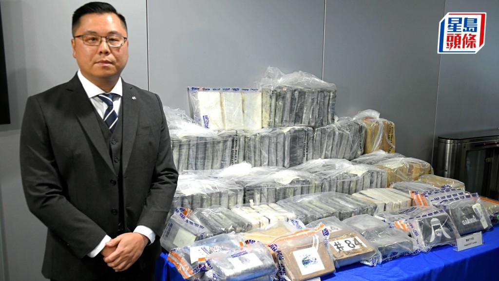 警破可卡因販毒案拘3男。楊偉亨攝 