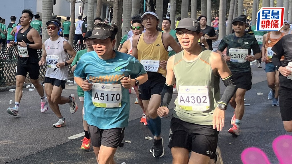 都大首度成立健跑隊出戰渣馬。都大提供