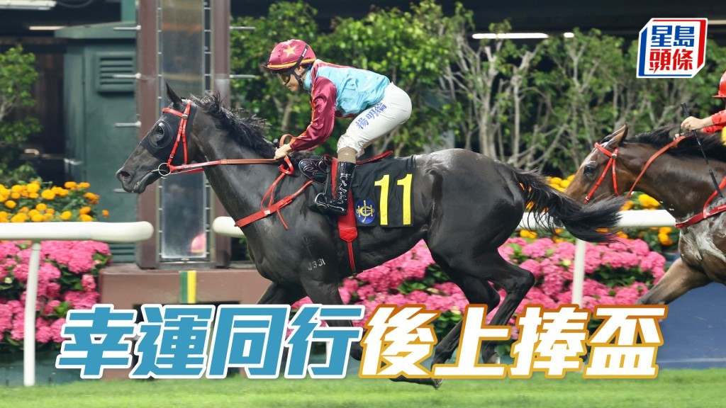 「幸運同行」後上捧盃