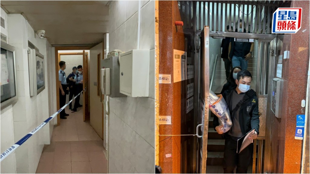 旺角通菜街女子倒斃閣樓 警檢獲吸毒工具 揭現場為非法賭檔拘負責人