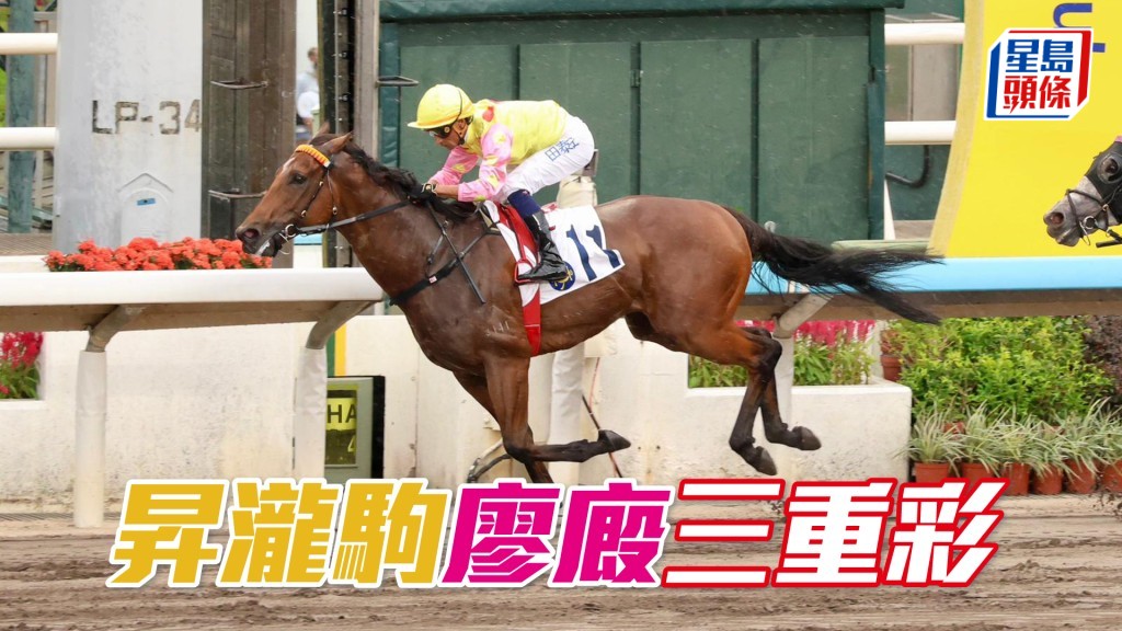 「昇瀧駒」廖廄三重彩