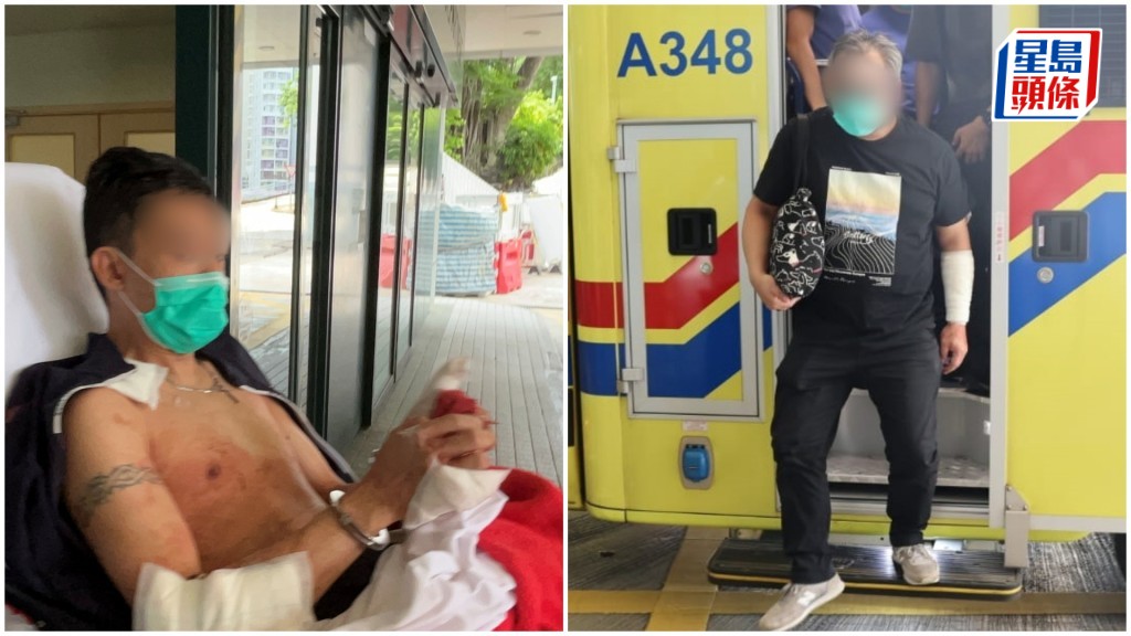 兩被捕人俱清醒送院。