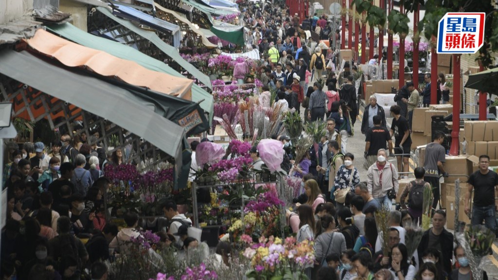 旺角花墟下周一起一連10日實施特別交通安排,部分道路及停車位封閉。資料圖片