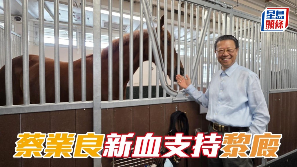 蔡业良新马Dashing Mars支持黎昭升