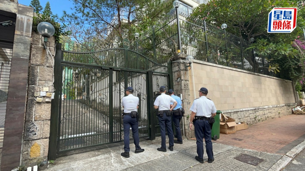 警員到場調查。林思明攝