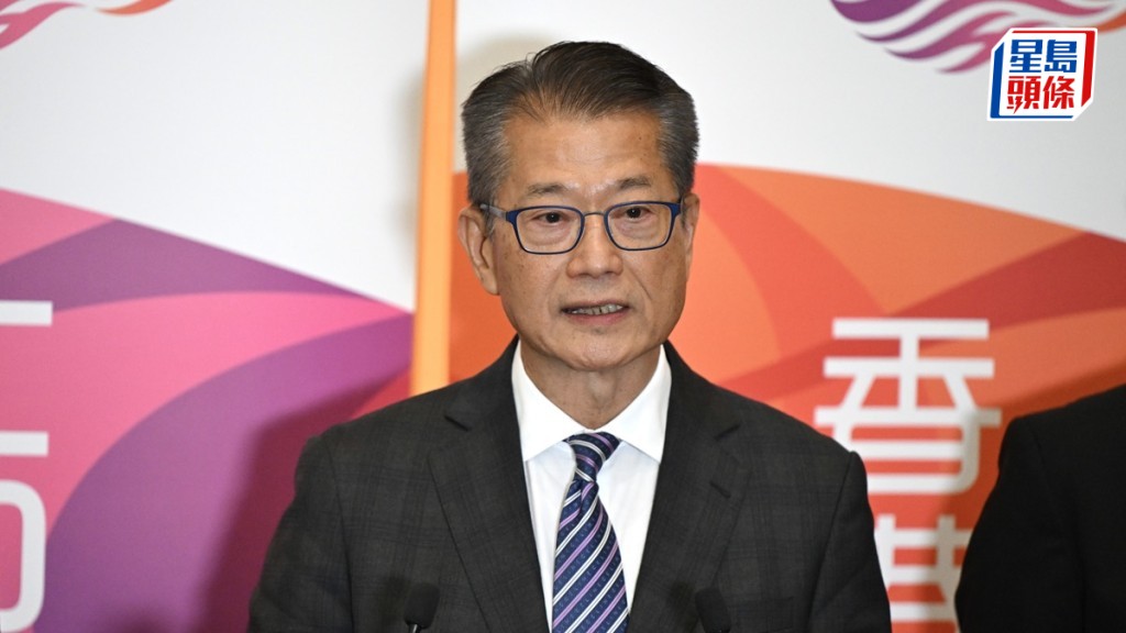陳茂波：港股短期內波動在所難免 籲投資做好風險管理。鍾健華攝