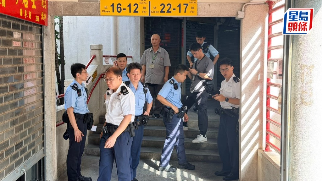 警員到場調查。梁國峰攝