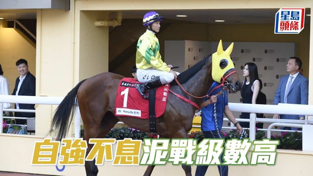 「自强不息」泥战实力在韩国时已表露无遗，续配周俊乐可重开胜门。