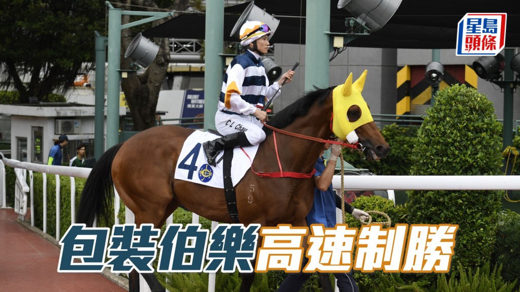 「包裝伯樂」若出閘順利，兼早段沒受太大壓力，有機會以高速制勝。