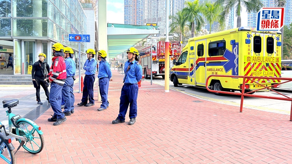 救援人員到場搜索事主蹤影。梁國峰攝