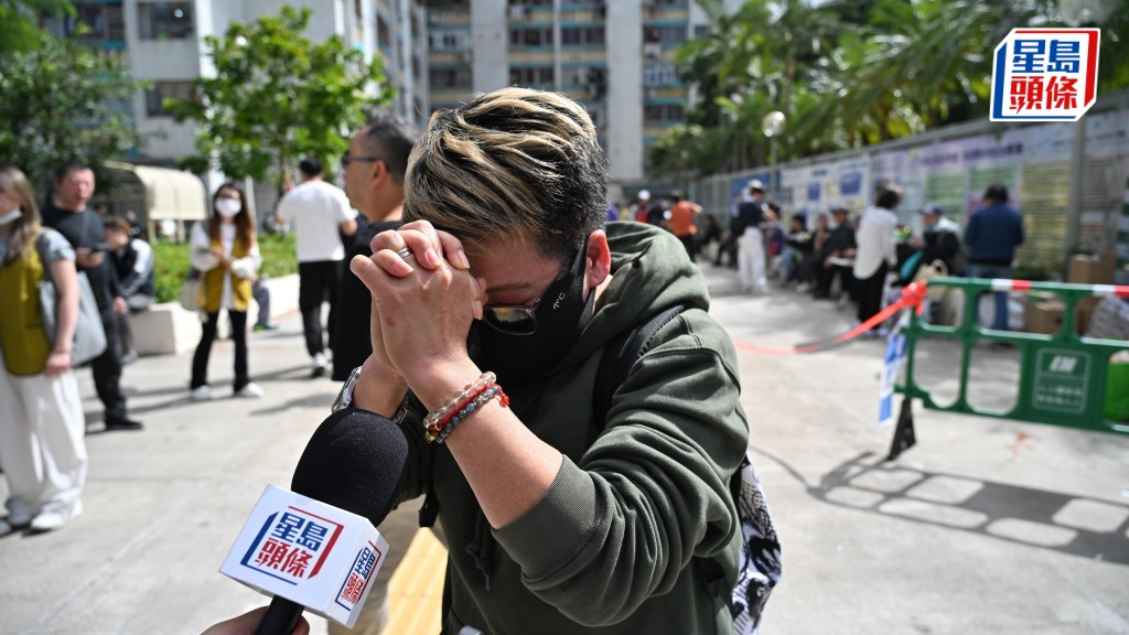 大埔宏福苑五級火｜38歲妹失聯逾44小時 親姐哭求爭氣： 兩個小朋友都搵緊媽媽