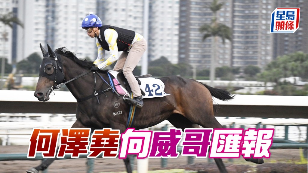 何澤堯操「勇敢孖寶」。