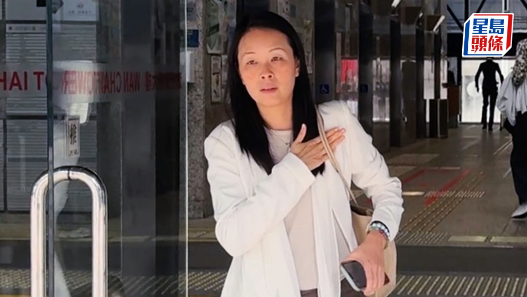 李誥涎承認盜竊判囚56個月，其妻、親子輔導心理學家何善韻博士（圖）獲撤2項洗黑錢控罪。雷璟怡攝