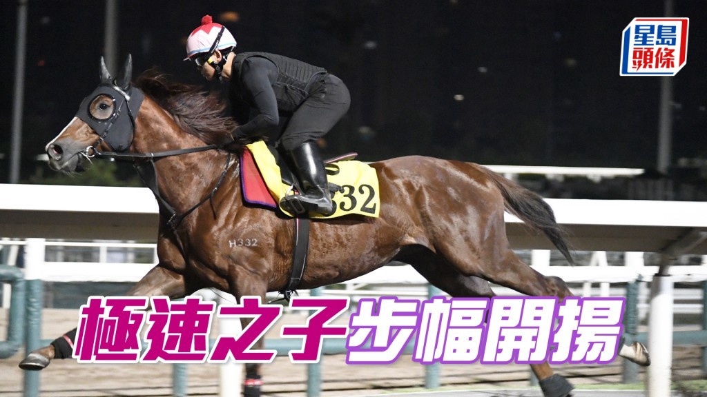 「極速之子」神態對辦饒具朝氣。
