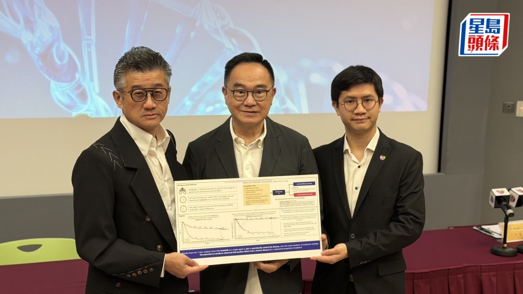 中文大學醫學院聯同全球多間癌症中心，進行了一項長達7年的大型國際臨床研究。佘丹薇攝