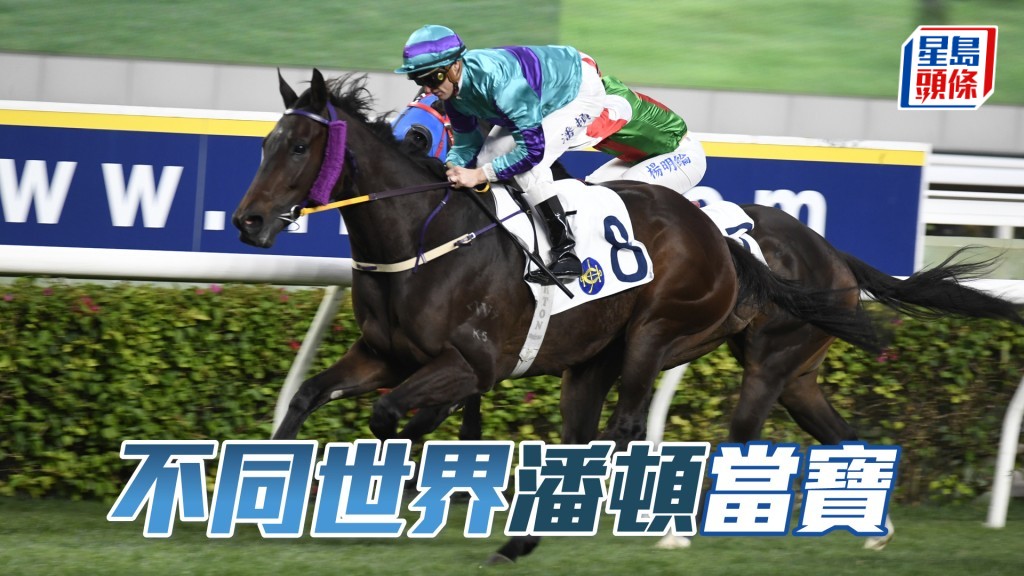「不同世界」之前配潘頓贏馬，人馬合拍。