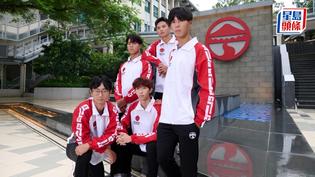 嶺大2026/27學年錄取7名精英學生運動員。圖為其中5人。嶺大提供