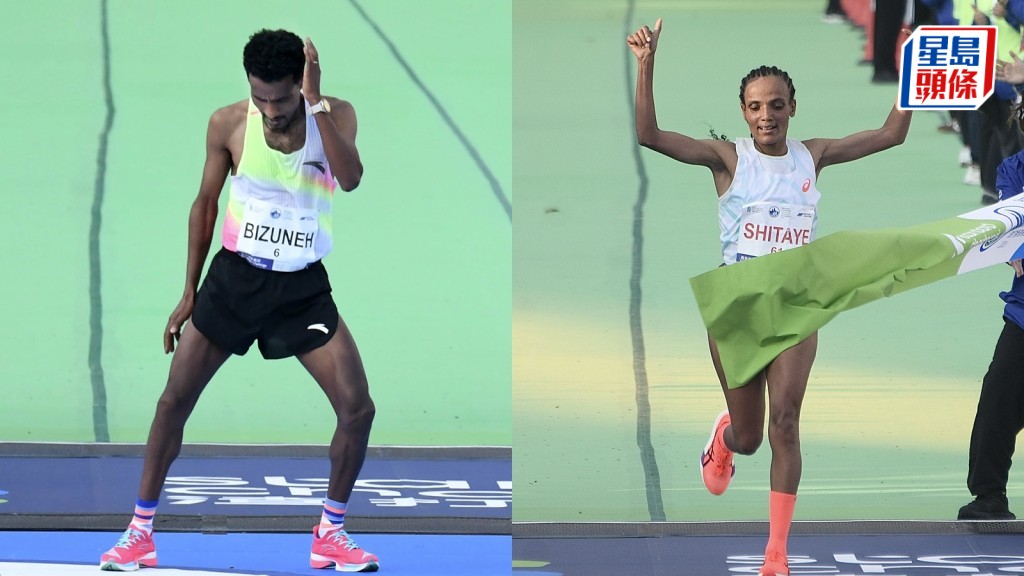 渣打馬拉松2026|全馬男女冠軍非洲跑手包辦 埃塞俄比亞男衝線後跳舞狂歡:I love HK!