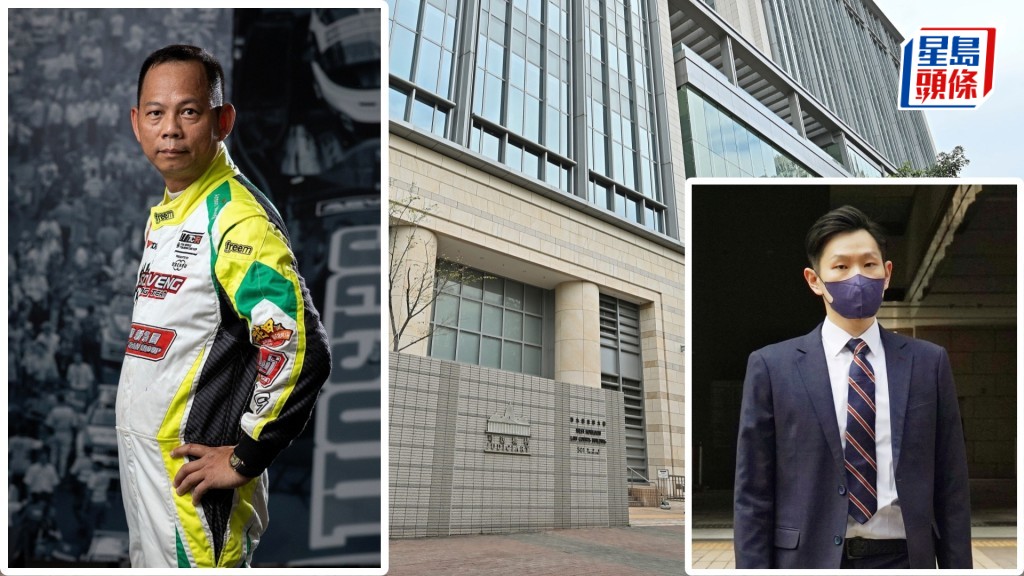 高級督察唐為國（右）供稱，死者黃桂華（左）當日掙脫警方開車拒捕。葉偉豪攝