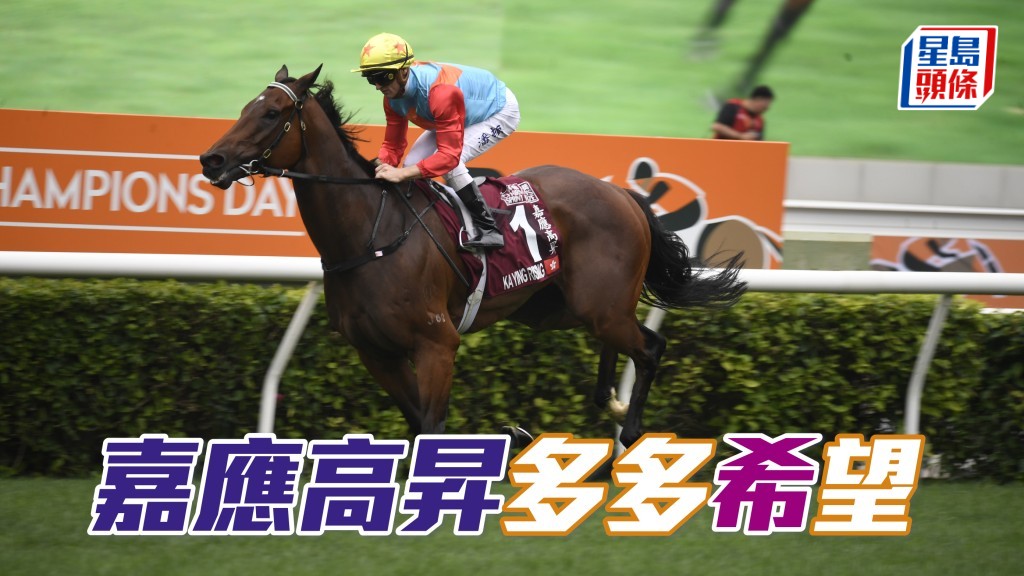 「嘉應高昇」目標明確,出征澳洲珠峰錦標前,會於開鑼日爭特首盃熱身。