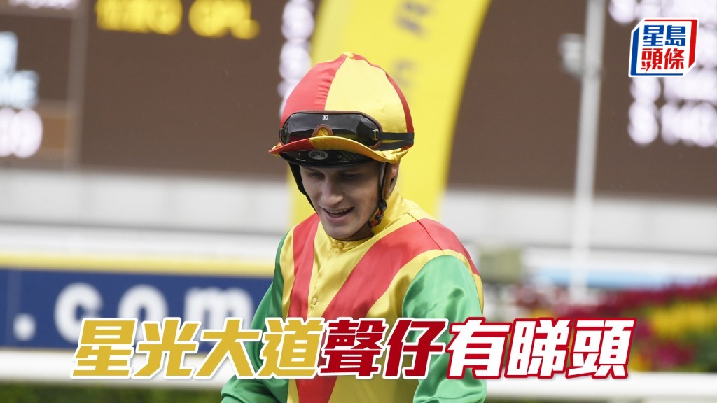 昨朝霍宏聲特意到場替「星光大道」出試。