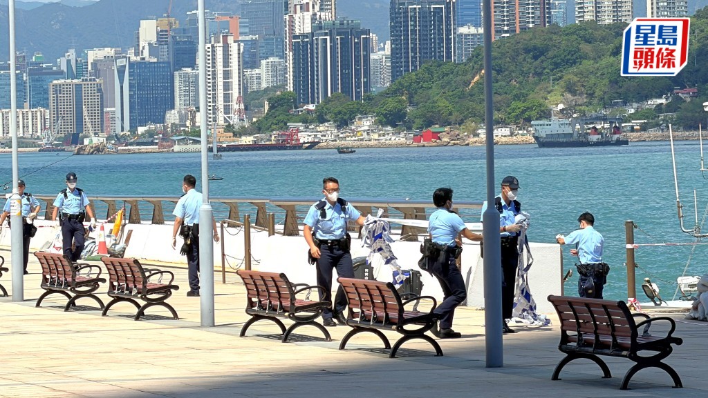 警員到場調查。梁國峰攝