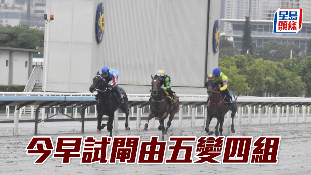 今早試閘場面。
