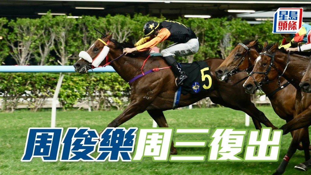 巫厩的「喵喵怪」(图) 上场配周俊乐赢马，今场人马再战，力争连捷。