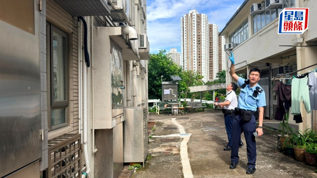 警員到場調查。梁國峰攝