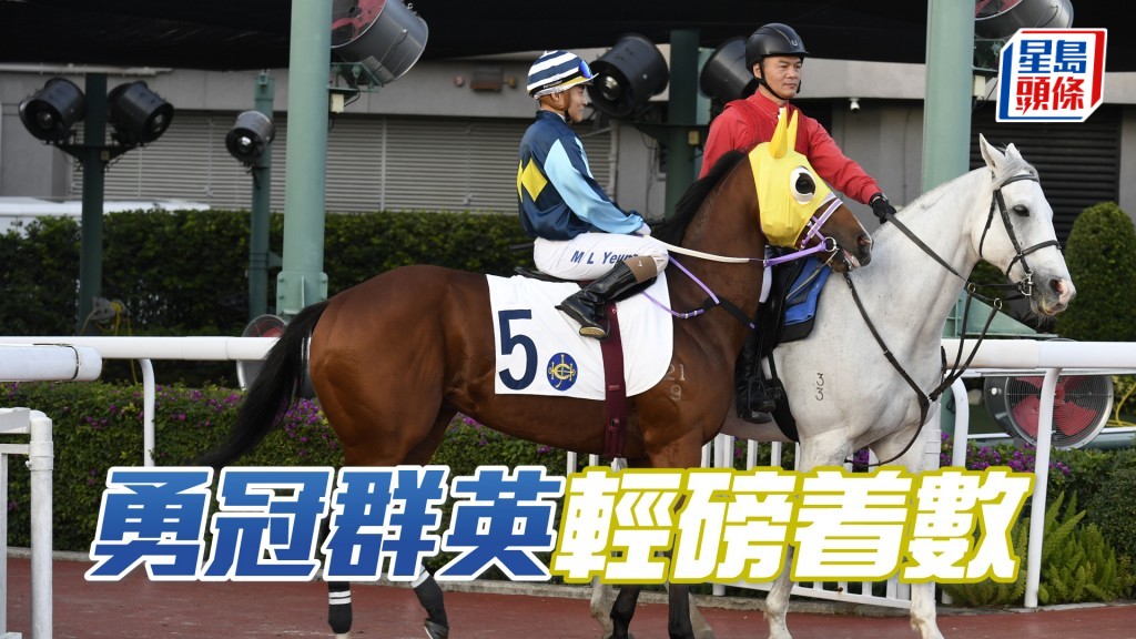 「勇冠群英」繼續報跑三班賽,部署唔似減分。