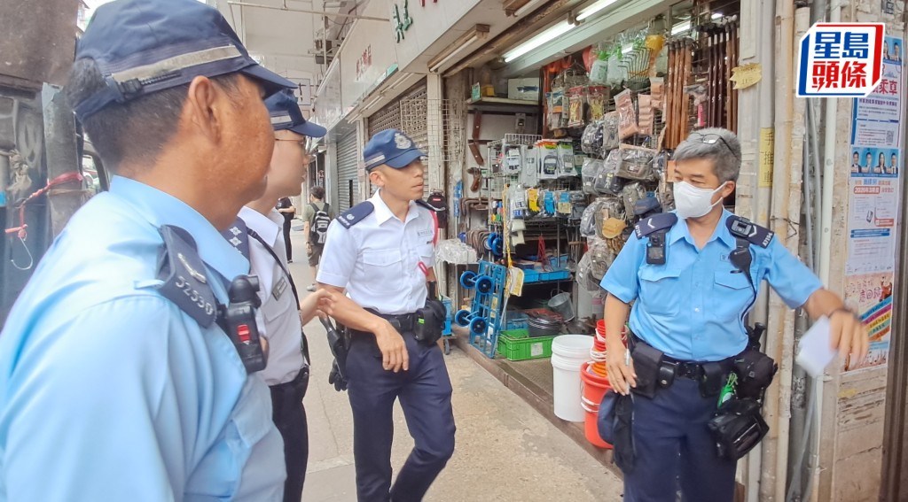 警員到場調查。林思明攝